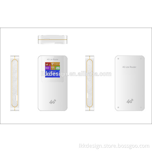 Mini Mobile 3G 4G Wifi Router LCD Screen Wireless Router Power Bank Hotspot